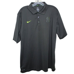 For Colin - Nike New York Baseball Polo Shirt XL Short Sleeve Dri Fit NY